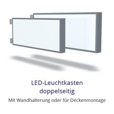 LED-Leuchtkasten - doppelseitig