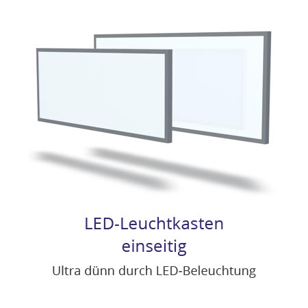 LED-Leuchtkasten einseitig